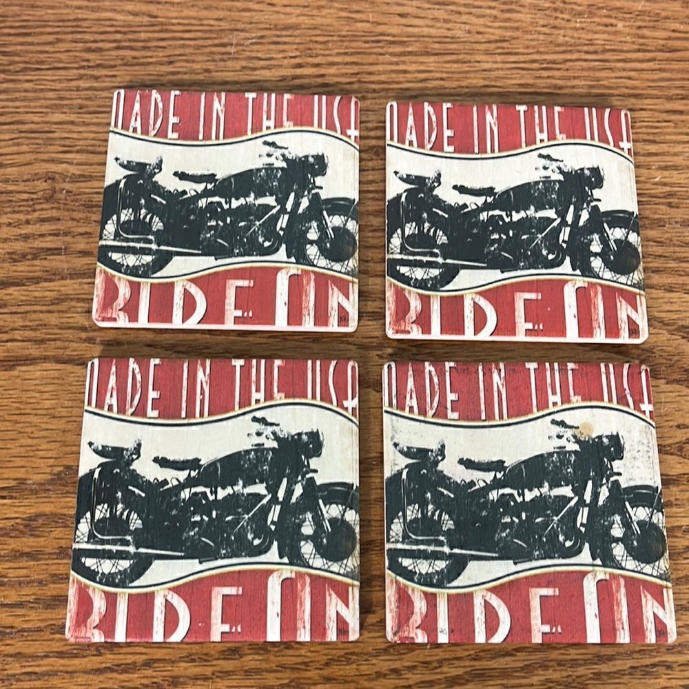 Thirstystone 4  Harley-Davidson Coasters 